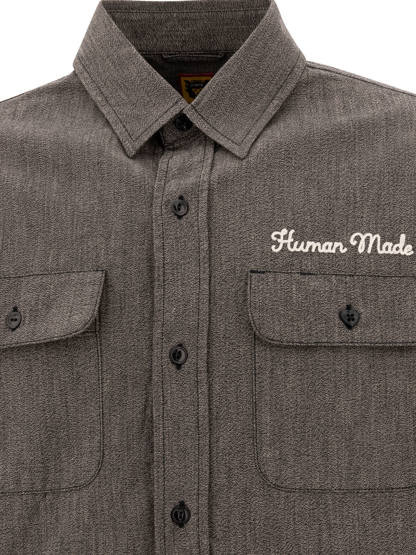 HUMAN MADE Grey Salt & Pepper shirt